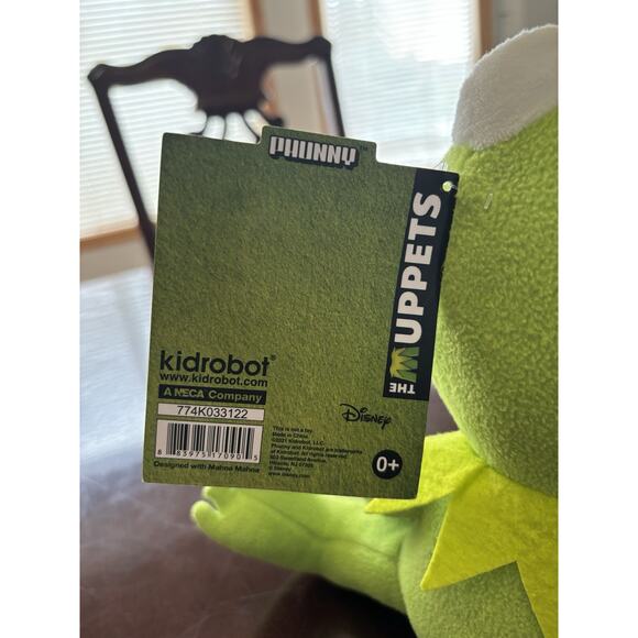 Disney Kermit the Frog Guitar Plush Doll Muppets 8”Stuffed Animal Lovey‎ NWT - Picture 4 of 6